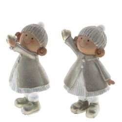 GAEM Фигурка декоративная "Девочка", L7 W5 H12 см, 2в.