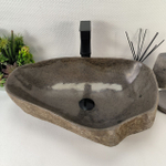 Раковина из речного камня RS-65134 57*39*15 0862