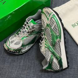 Bottega Veneta Orbit Sneaker Silver Parakeet