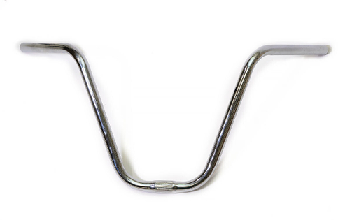 Руль TRIX для дорожных велосипедов стальной посадка 25.4мм подъём 80мм длина 620мм, черный