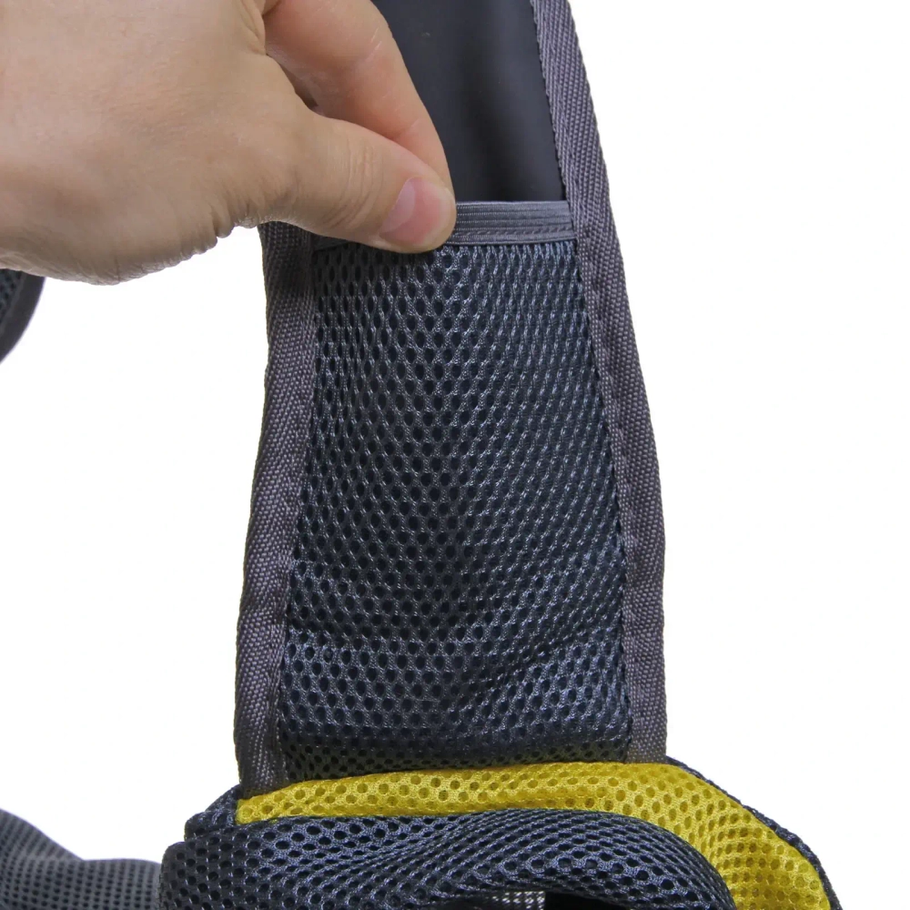 Сумка - переноска для животных через плечо «ЛЮБИМЫЙ БРО, цвет желтый, 45*13см (Лейбл)