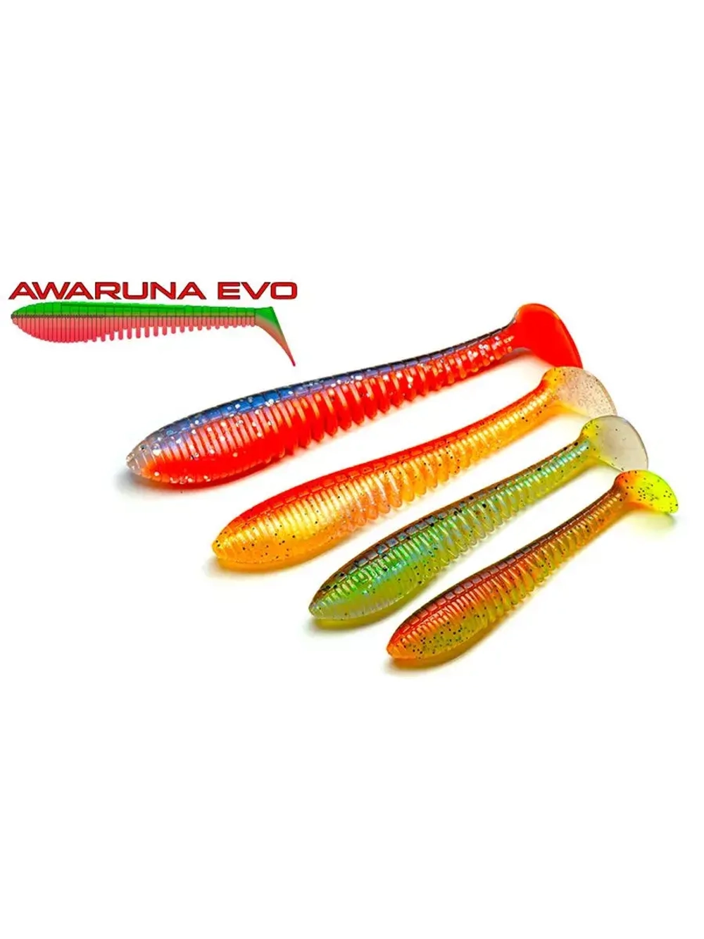 Виброхвост Awaruna Evo,4.5'',115мм,10гр,цвет 4230,4 шт/уп.