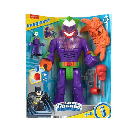 Игровой набор Imaginext DC Super Friends - Джокер и робот-смайлик. Фигурка робота со светом, звуками и фигуркой Джокера HKN47