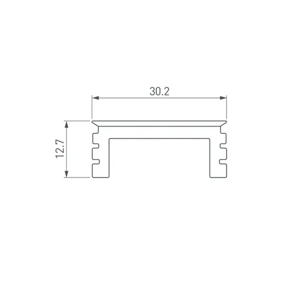 Экран LINE-3535-BENT-SIDE-2M OPAL (Arlight, -) 055987