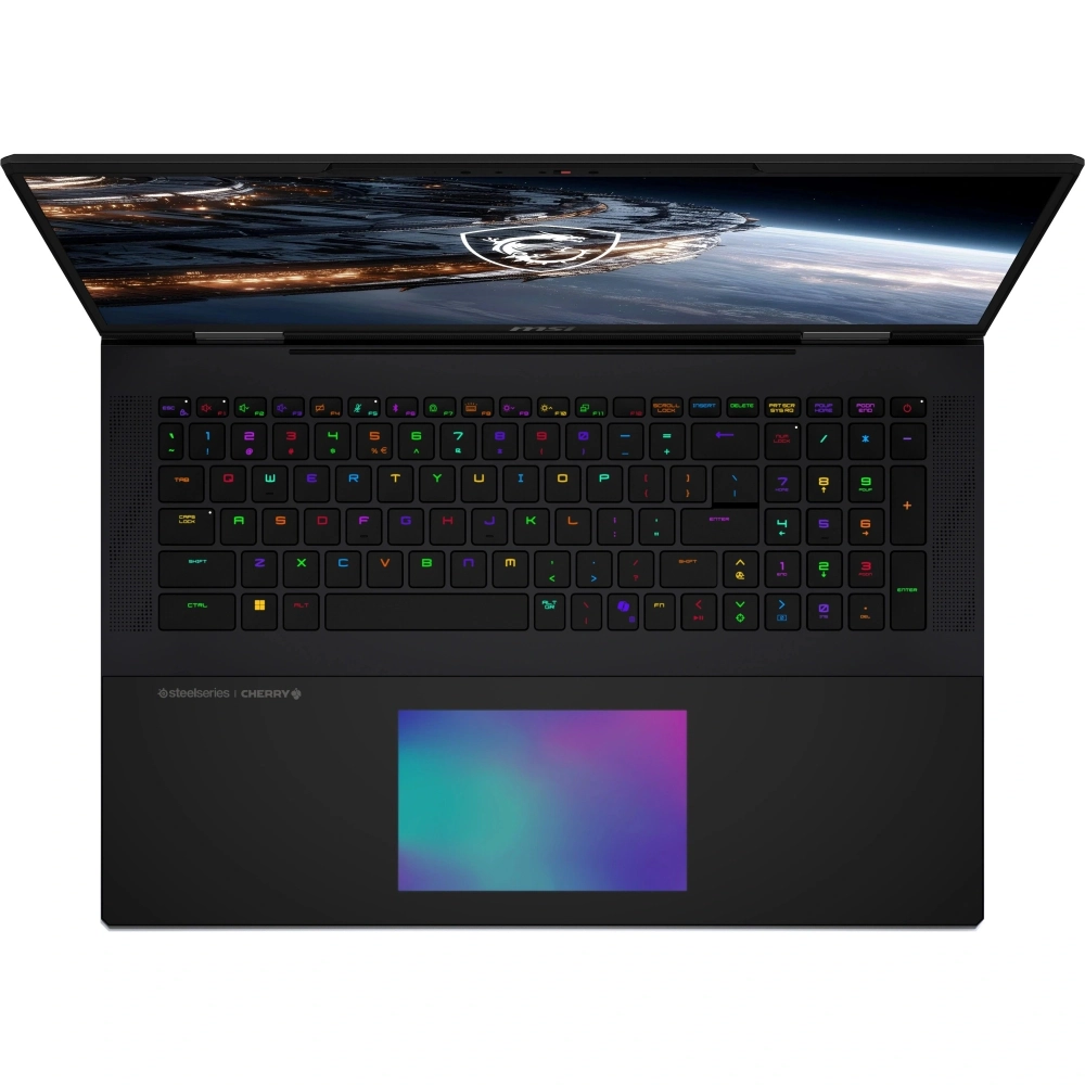 Ноутбук MSI Titan 18 HX A2WJ-1049RU Core Ultra 9 290HX Plus 64Gb SSD2Tb NVIDIA GeForce RTX5090 24Gb 18" IPS UHD+ (3840x2400) Windows 11 black WiFi BT Cam (9S7-182411-1049)