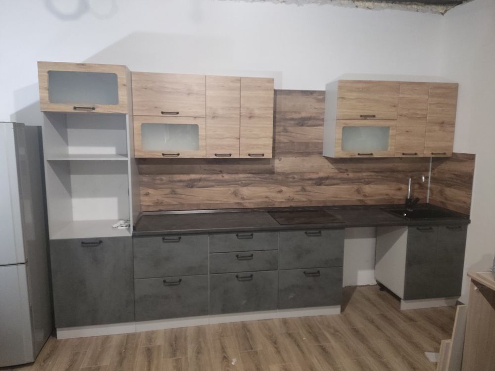 Модульная кухня "Лофт" 1800 Дуб цикорий