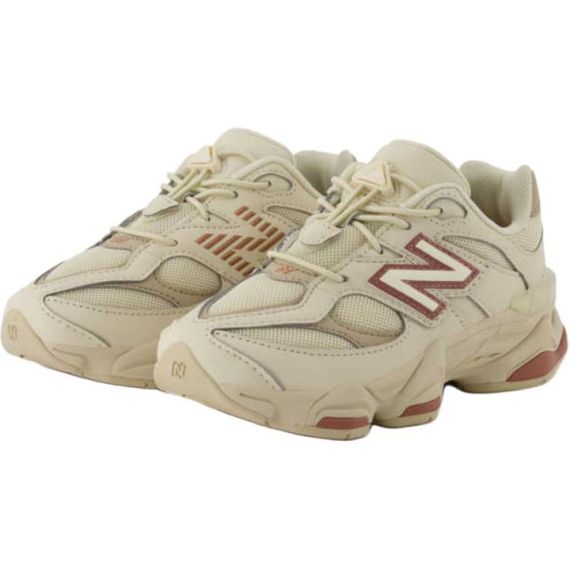 New Balance NB 9060 Детские беговые кроссовки Низкие Бежевые Для дошкольников