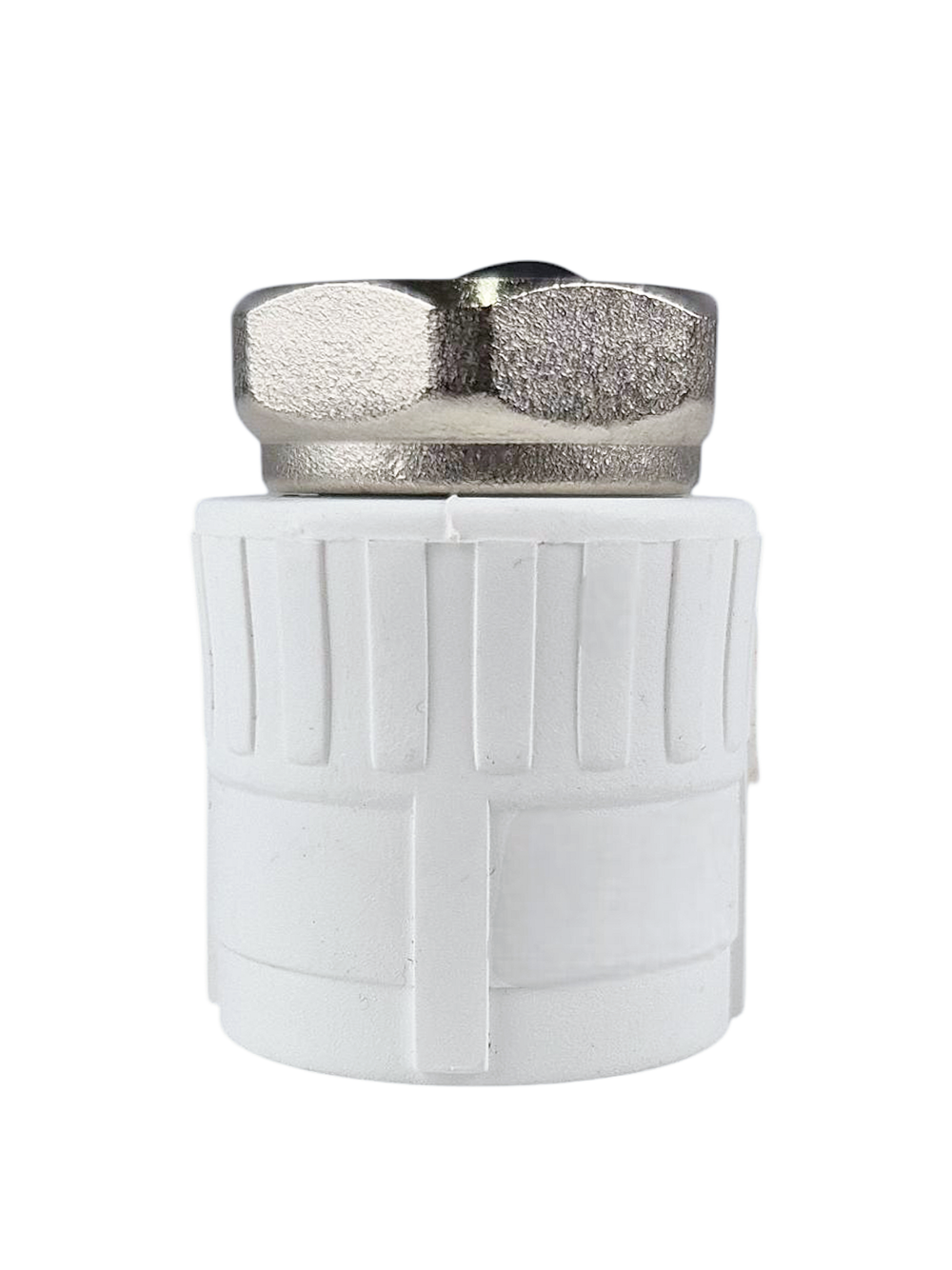 Муфта с накидной гайкой PPR 25х 3/4,  белый, РТП