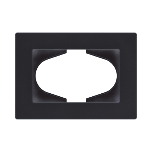 Рамка для двойной розетки, черный матовый Kollinger Aspekt AT120BM