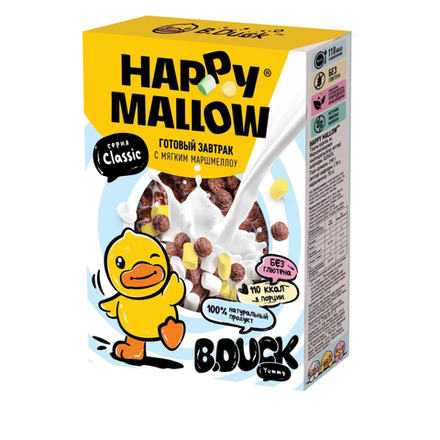 Готовый завтрак Happy Mallow классик с мягким маршмеллоу 240 гр