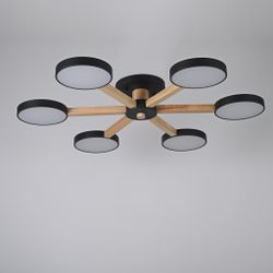 Потолочная Люстра Turna 6 Black By Imperiumloft