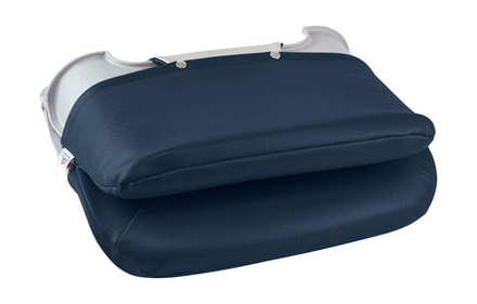 Сиденье мягкое складное Skipper, сине-серое