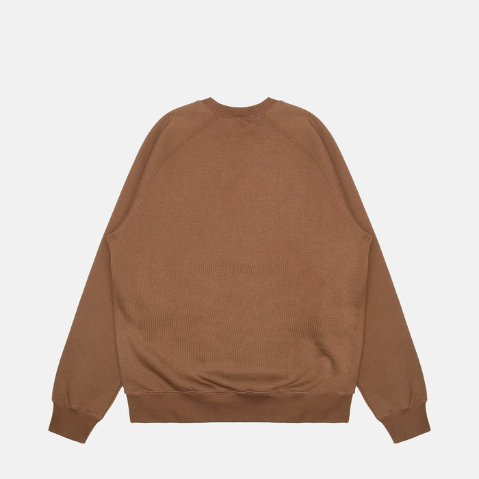 Толстовка мужская Carhartt WIP Chase Sweatshirt артикул:I033660_chocolate - купить в магазине Дайс