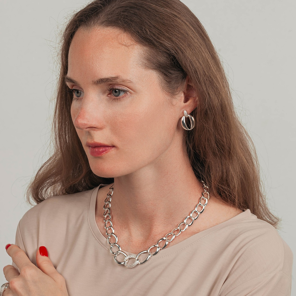 Серьги Fiore Luna ABE28324-02 S