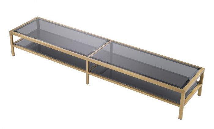 Тумба под тв Eichholtz Duel brushed brass finish 115476