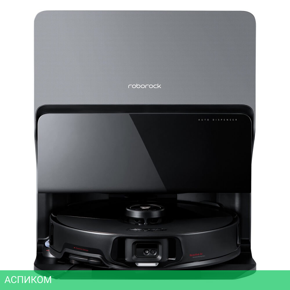 Робот-пылесос Roborock Robotic Vacuum Cleaner+Empty Wash Fill Dock S9 MaxV Ultra RU Black (S9MVU52-02)