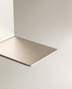 ZARA HOME ПОДСТАВКА ИЗ НЕРЖАВЕЮЩЕЙ СТАЛИ ДЛЯ БРИТВ, СЕРЕБРЯНЫЙ