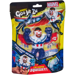 Goo Jit Zu Marvel - Растягивающаяся фигурка Капитан Америка Hero Pack GOJ41371