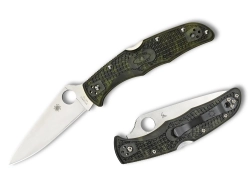 Нож складной Spyderco C10ZFPGR Endura 4 Flat Ground Zome Green