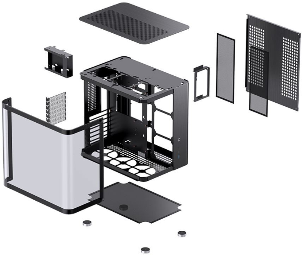 Корпус ATX JONSBO TK-2 Black