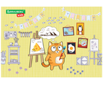 Настольное покрытие BRAUBERG KIDS для труда и творческих занятий, ПВХ, "Artist", 50х35 см, 272358