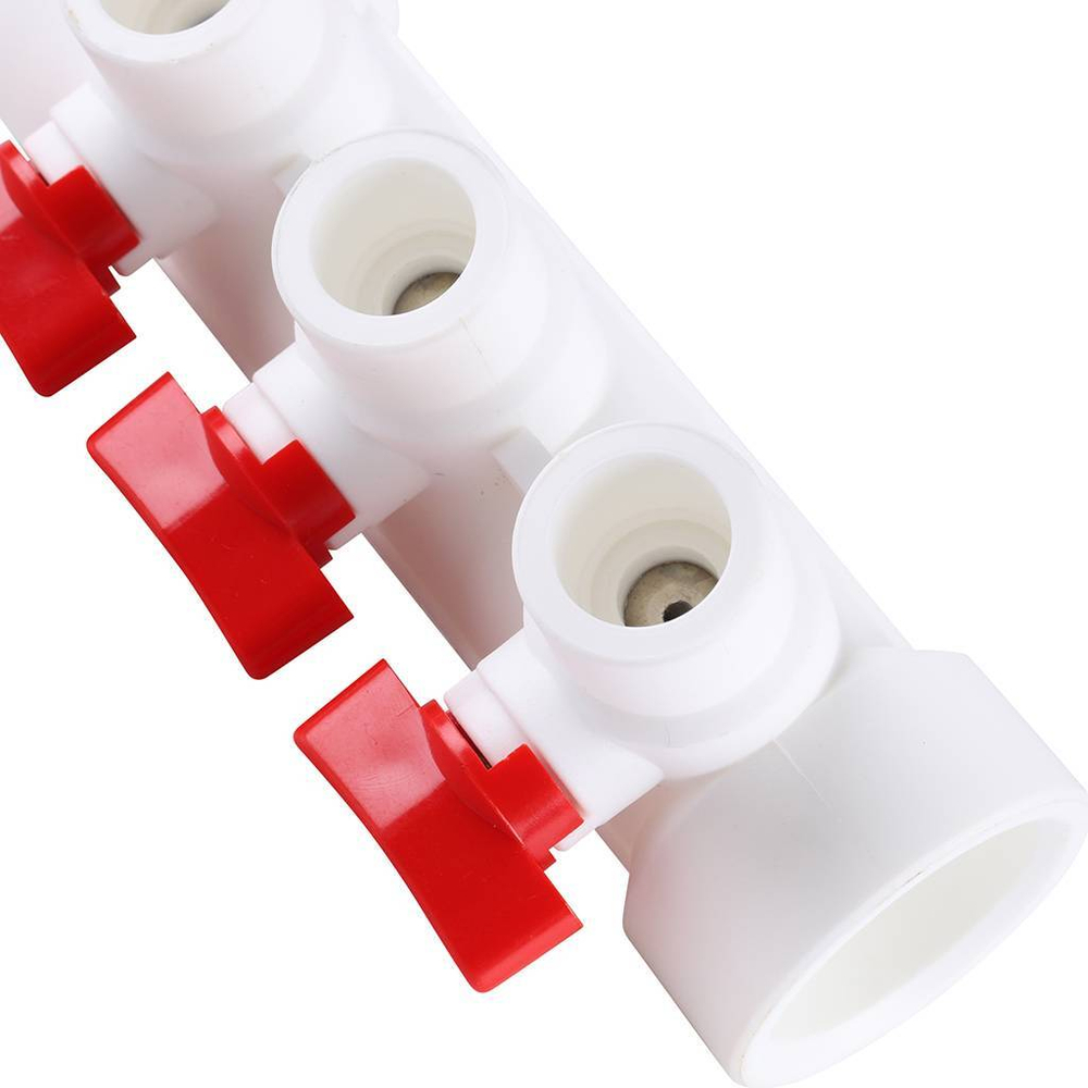 Коллекторы без воздухоотводчика KALDE 3 вых/красный