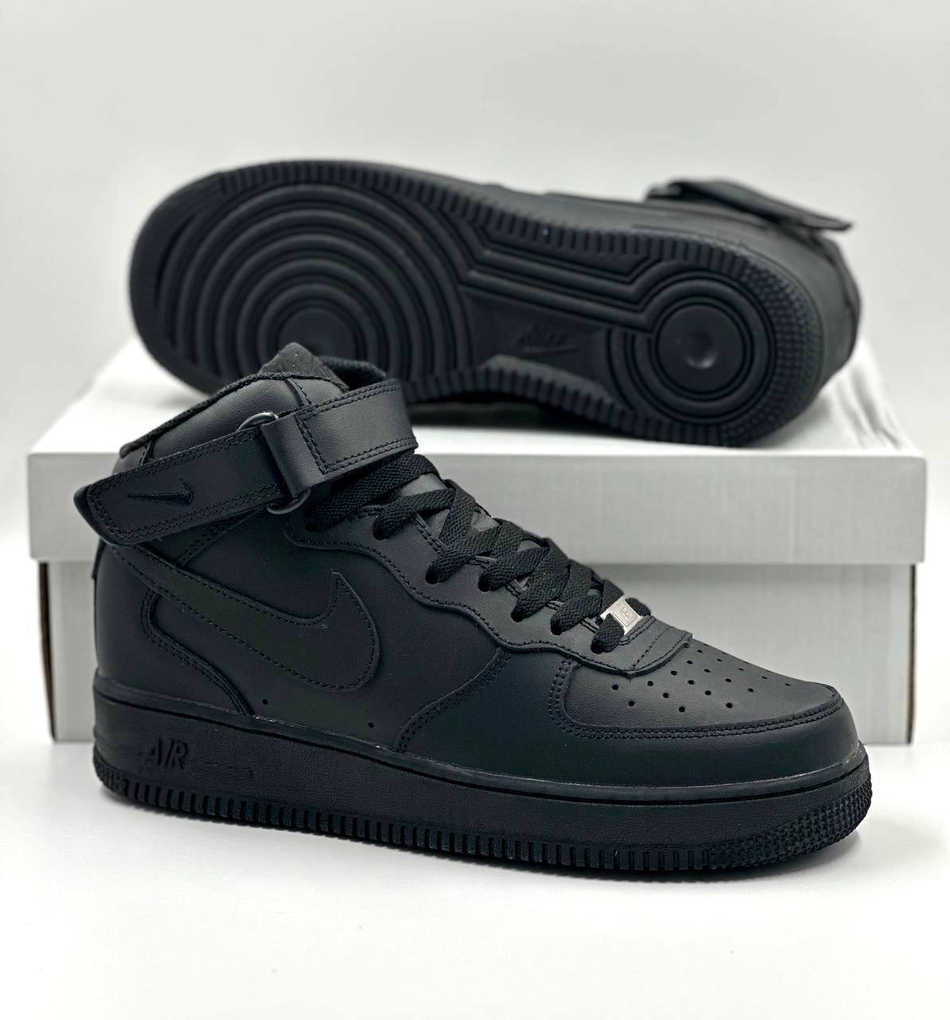 Кроссовки Nike AirForce 1High #N145 (черн.)