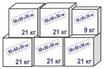 Набор для детского сада 7,5" 5-6 лет 233x158 см