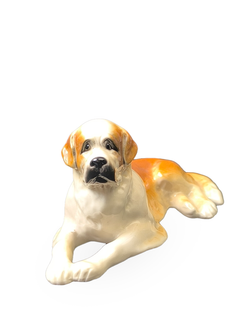 Фарфоровая статуэтка "Сенбернар" Сциталис