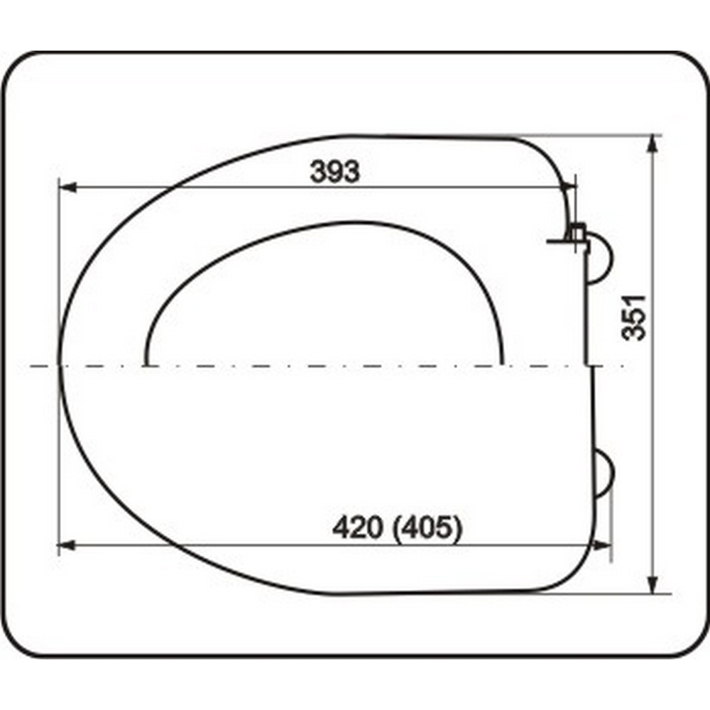 Сиденье для унитаза СУ 77.05.00 Уклад (Лада, Идеал, Виктория, Стандарт)