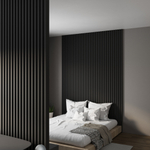 Интерьерная рейка МДФ STELLA Ривьера Black Edition 40*30*2700 (уп.4 шт.)