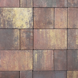 ТРОТУАРНАЯ ПЛИТКА СТАРЫЙ ГОРОД - А.1.ФСМ.4 ЛИСТОПАД ГЛАДКИЙ ОСЕНЬ, КОМПЛЕКТ ИЗ 3 ВИДОВ ПЛИТ