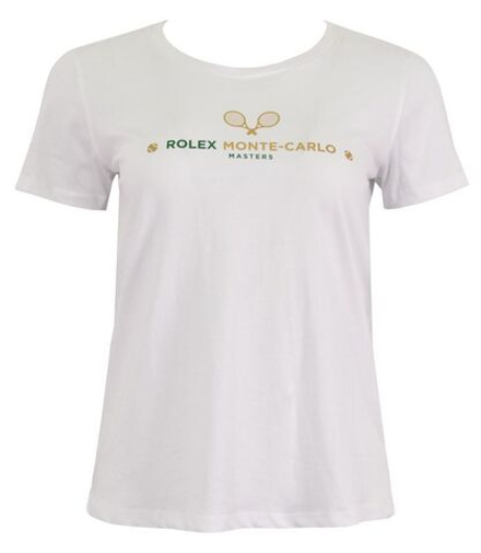 Женская теннисная футболка Monte-Carlo Rolex Masters ROLEX - white