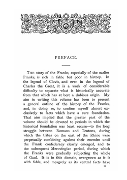 The Franks. from their origin as a confederacy to the establishment of the Kingdom of France and the German Empire | Sergeant Lewis
