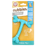 Arm & Hammer, Nubbies, стоматологическая игрушка для массажа десен, Tribone, арахисовое масло, 1 шт.