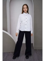 Блузка школьная для девочки оверсайз