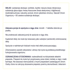 Naturell Organic Chromium + B3 - 60 сосательных таблеток