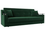 Диван-книжка Сенатор, Зеленый, Велюр, 100621
