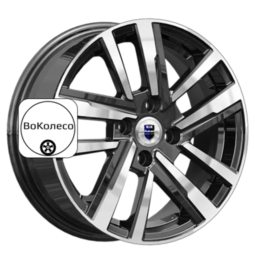 6x15/4x100 ET46 D54,1 Хант (КС1034) Алмаз черный K&K