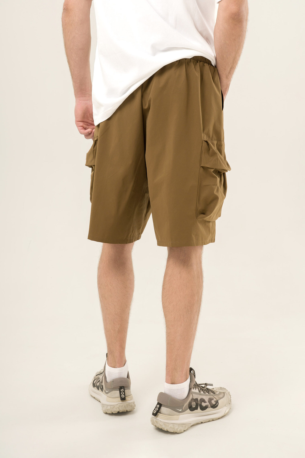 Шорты KUL'TURA "Nylon Cargo" Коричневый