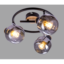 Светильник настенно-потолочный спот Rivoli Dorkas 7026-733 3 х E14 40 Вт поворотный | Rivoli