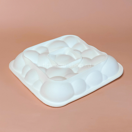 Силиконовая форма для муссового торта «Облако» 20х20 см