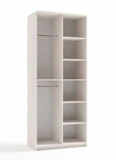 Шкаф 2-х створчатый Дуэт Люкс без зеркала Бодега светлая