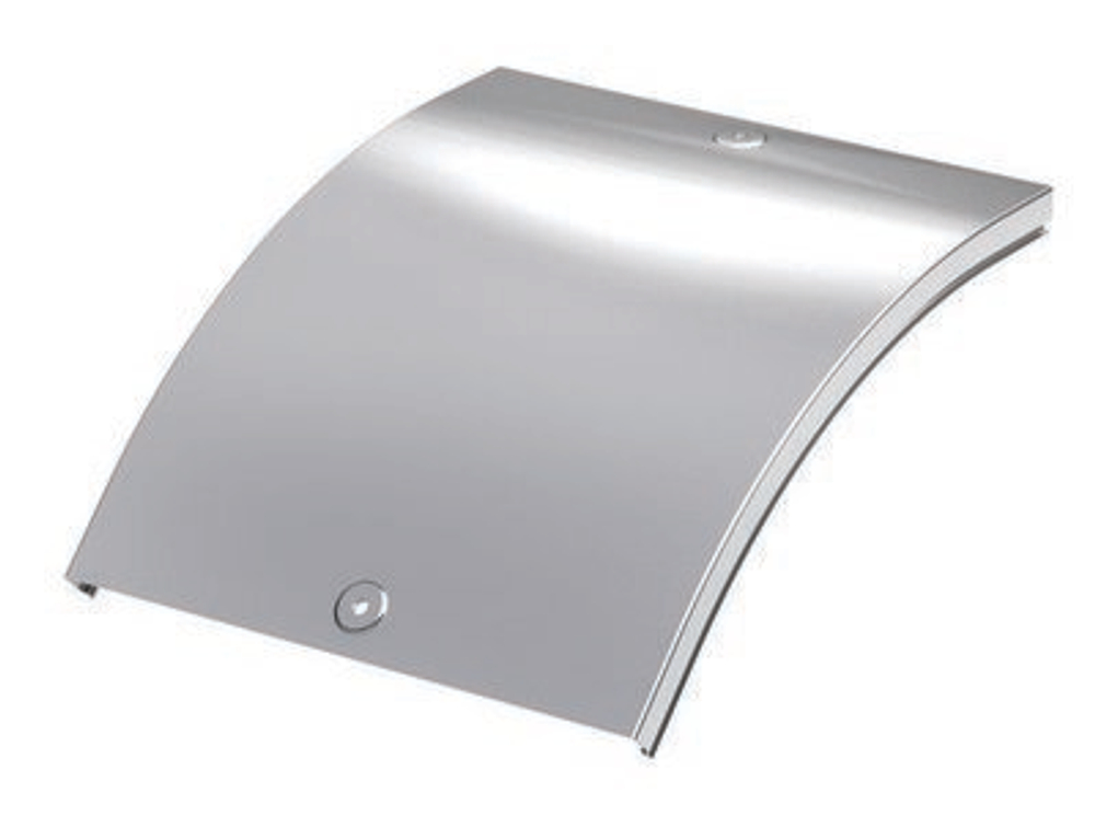 Крышка на угол CD 45 вертикальный внеш. 45° осн.150, горячеоцинкованная в комплекте с метизами и пластинами PTCE