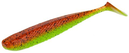 Виброхвосты съедобные Lucky John SLICK SHAD PADDLE 4.5in / цвет Z15 / 4 шт.
