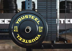 Диск каучуковый 15 кг, черный