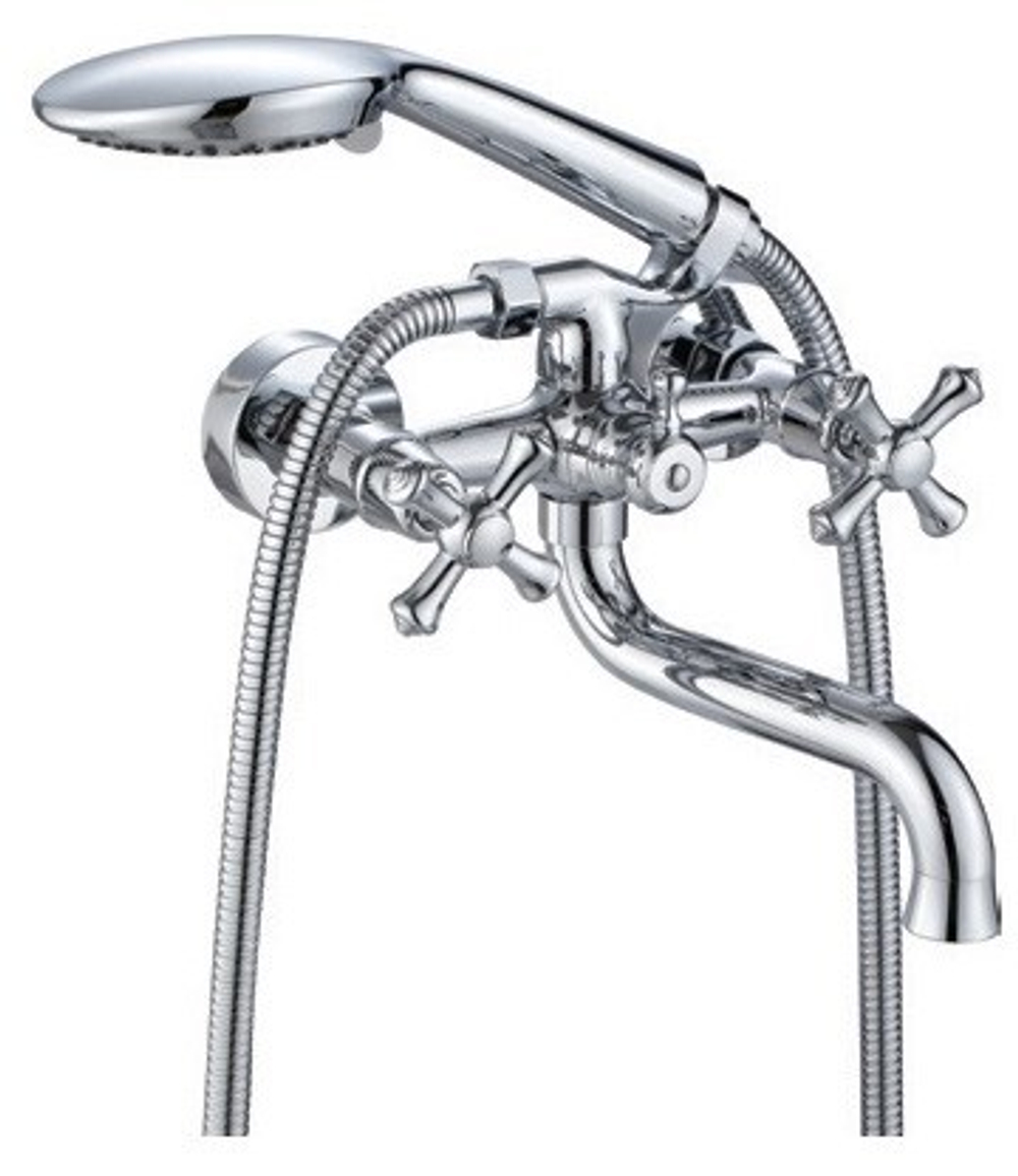 210131 Смеситель 2-руч. для ванны кор. ViEiR (10/1шт)