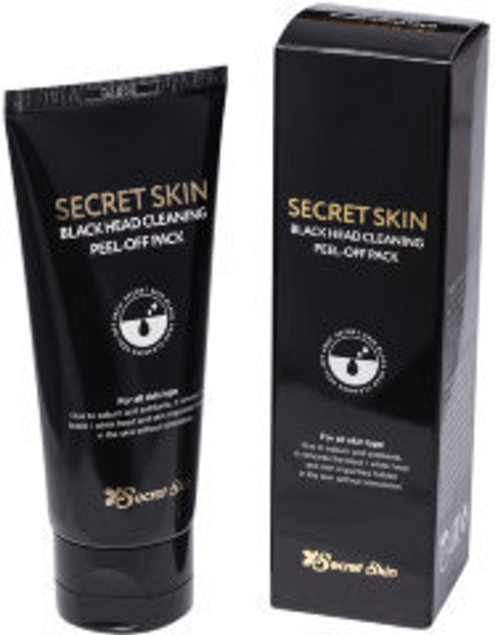 Маска-пленка для кожи лица SECRETSKIN BLACK HEAD CLEANING PEEL-OFF PACK 100 мл.