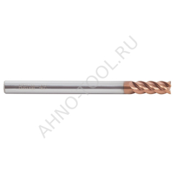 Фреза твердосплавная   5мм (L=50, l=13, хв=6) Z4 35° по стали, нерж., чугуну BRGM-4E-D5.0 HRC55 AHNO