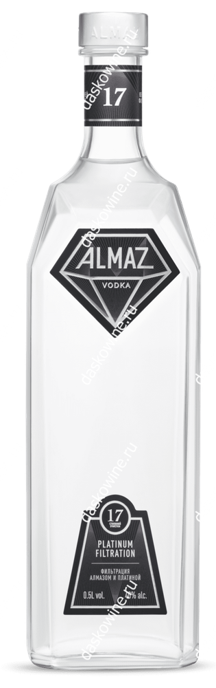 Водка Алмаз 17 0,5 40% АО "Башспирт" Россия